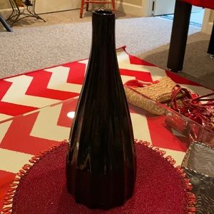 NWT Nordstrom At Home black ceramic vase